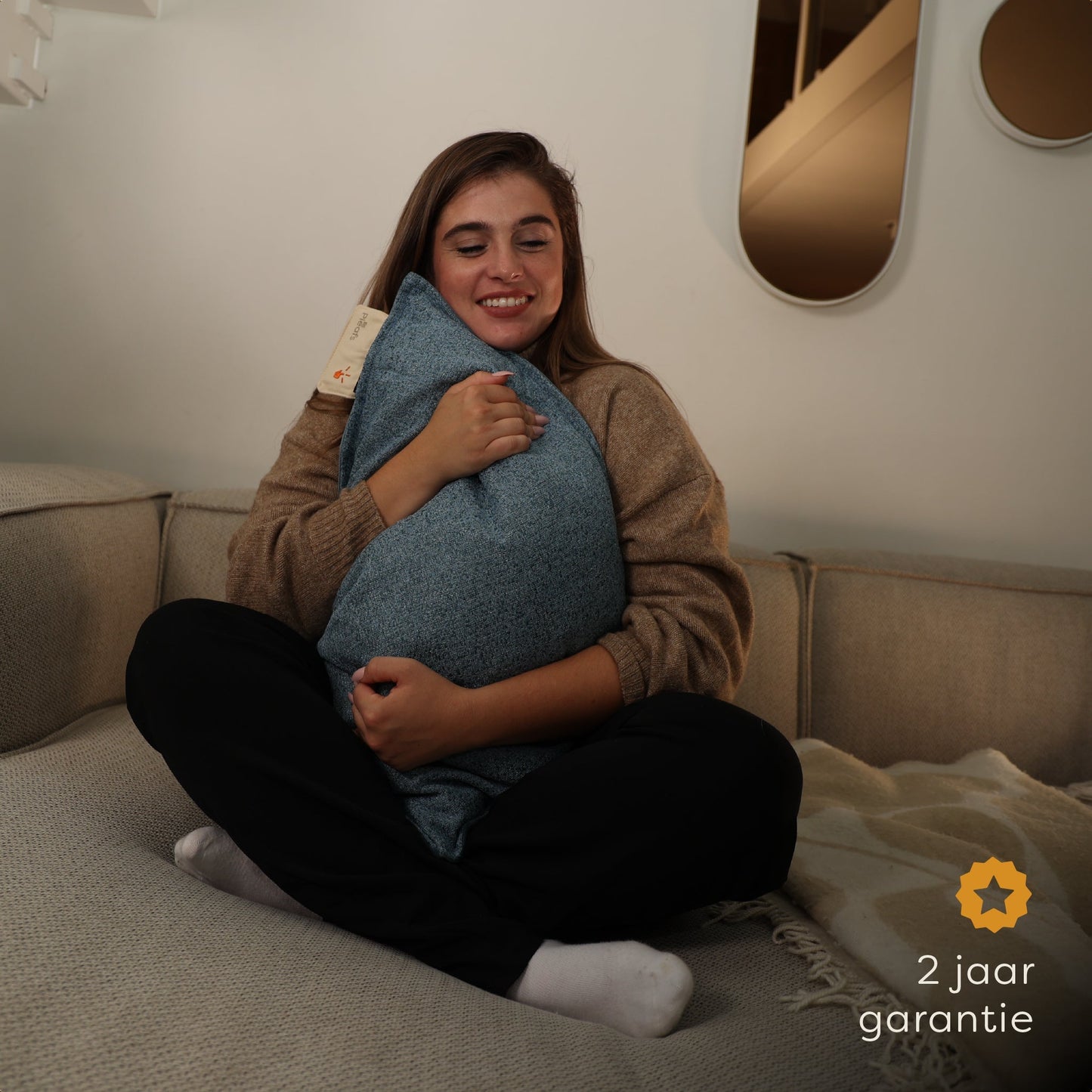 Pleafs® Wärmekissen Plush 45x60cm Onyx