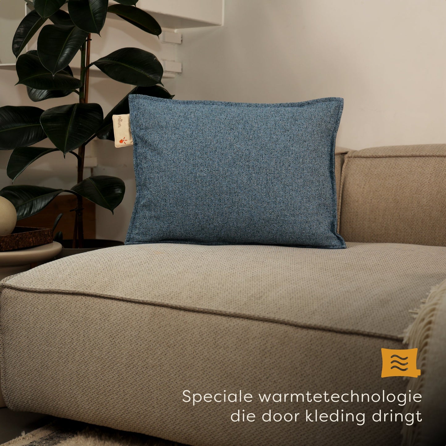 Pleafs® Warmtekussen Nomad 45x60cm Shadow Blue