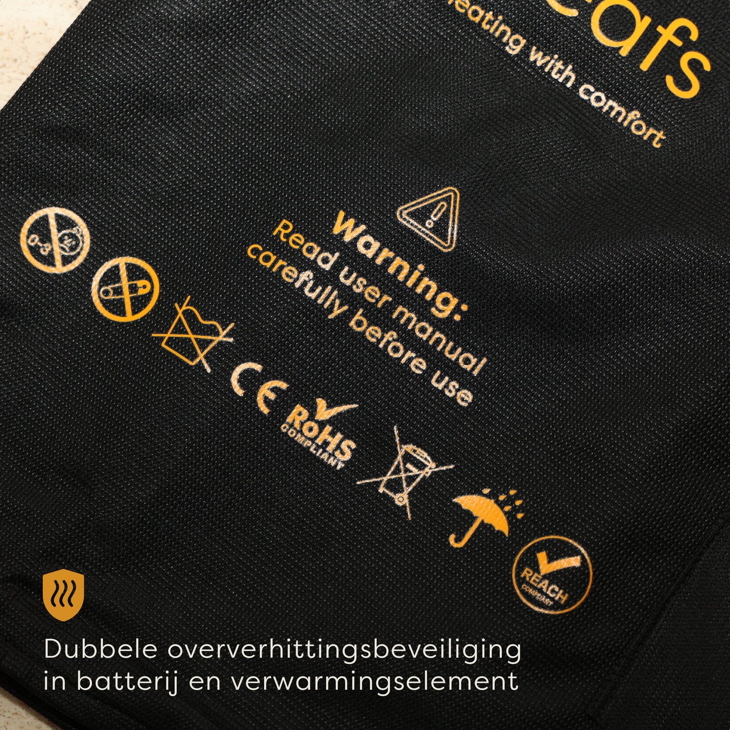 Pleafs® Warmtekussen Plush 45x60cm Onyx