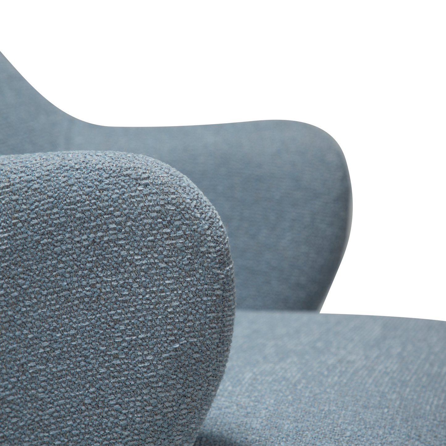 Armlehnstuhl Buxus Nebelblau (2er-Set)