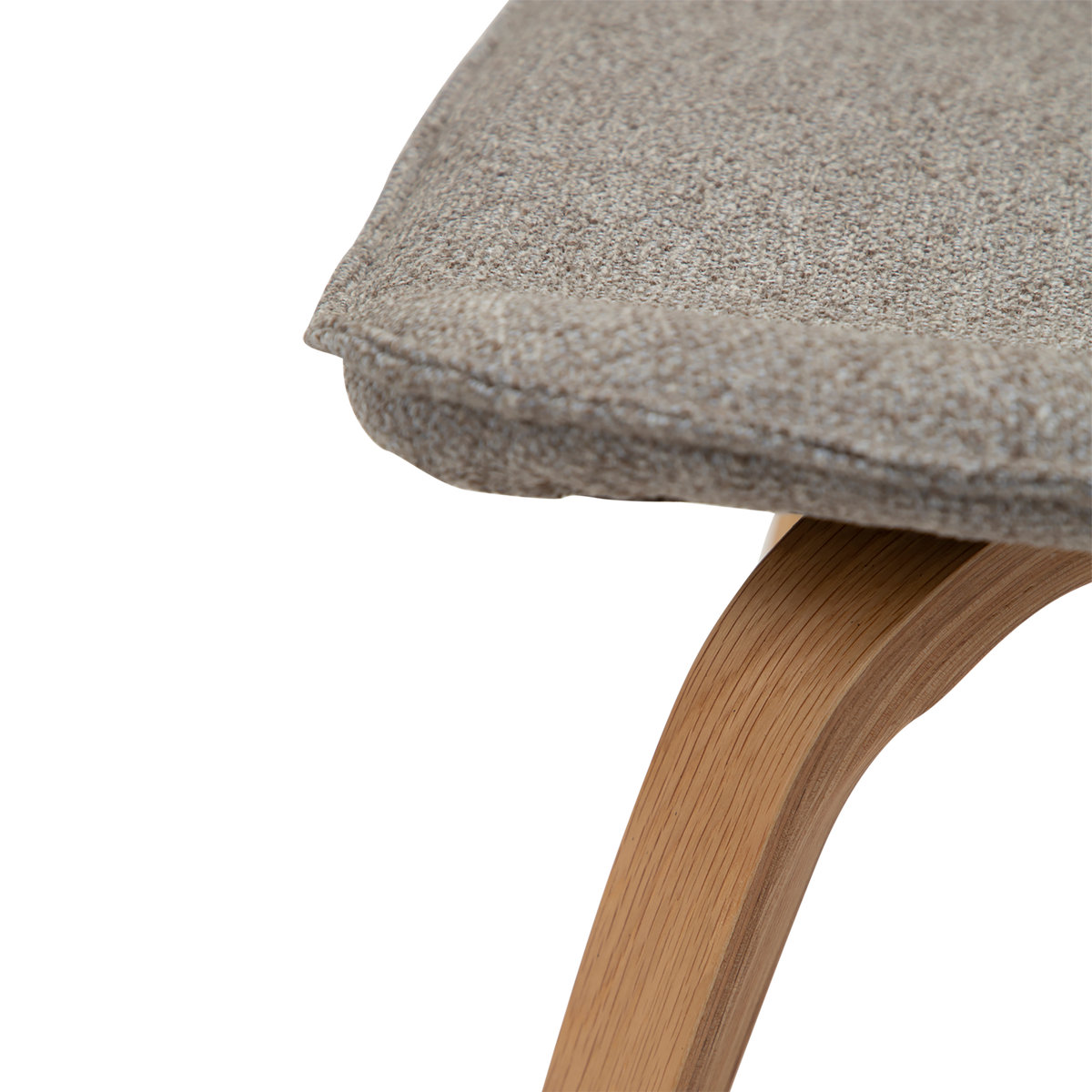 Stuhl Genip Taupe / Eiche (2er-Set)