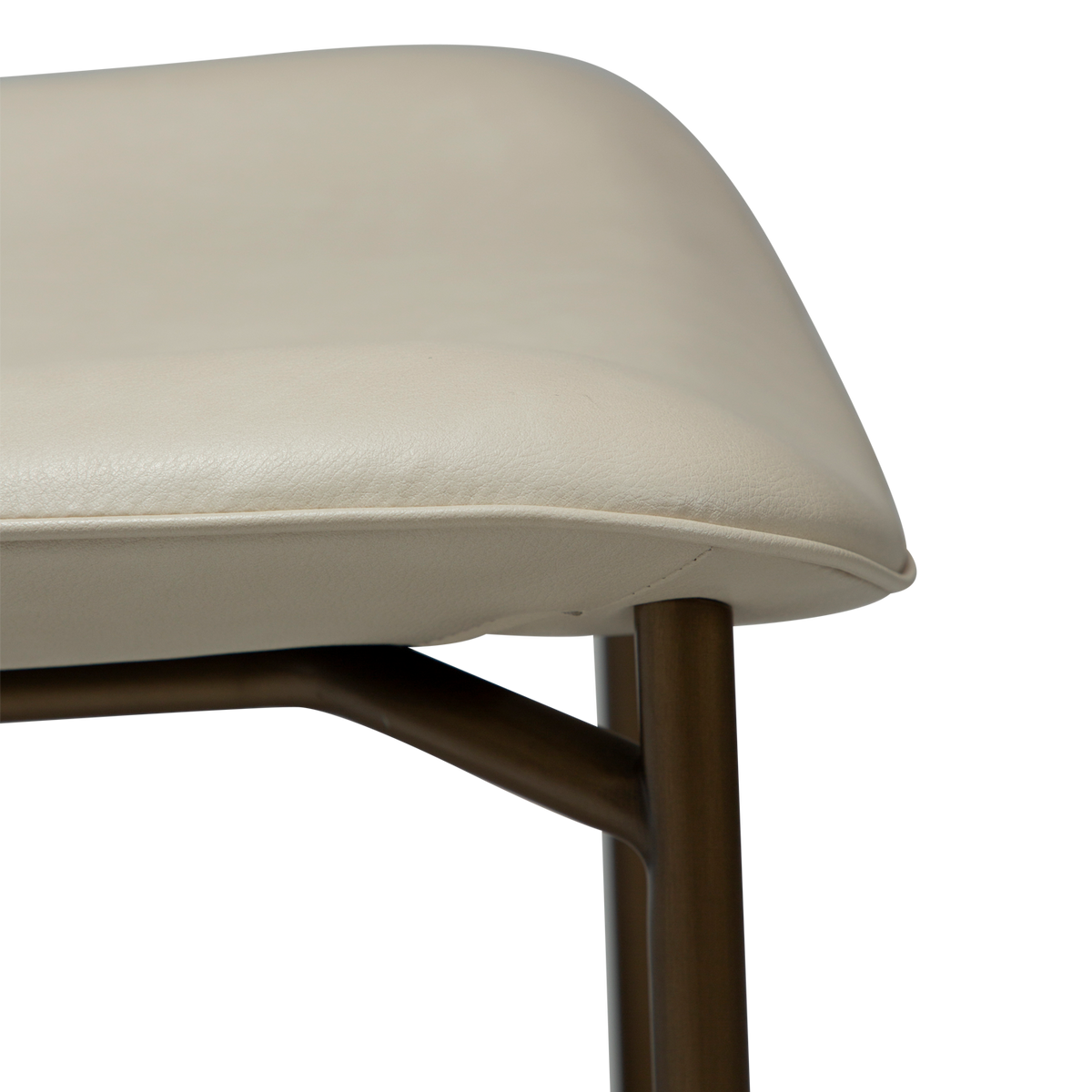 Stuhl Olea Kunstleder Mandelbeige (2er-Set)