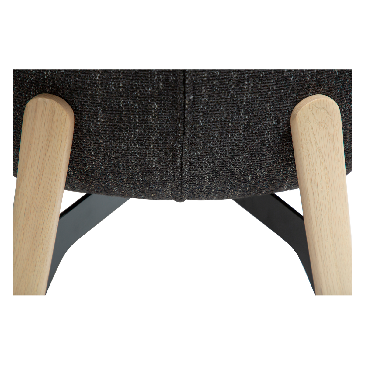 Stuhl Picea Tiefschwarz (2er-Set)