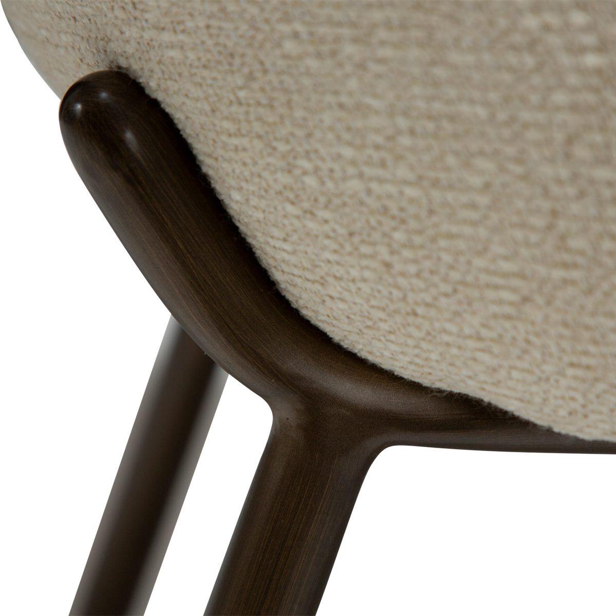 Stuhl Ulmus Mandelbeige schimmernd (2er-Set)