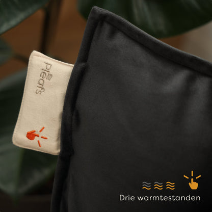 Pleafs® Warmtekussen Plush 45x60cm Onyx