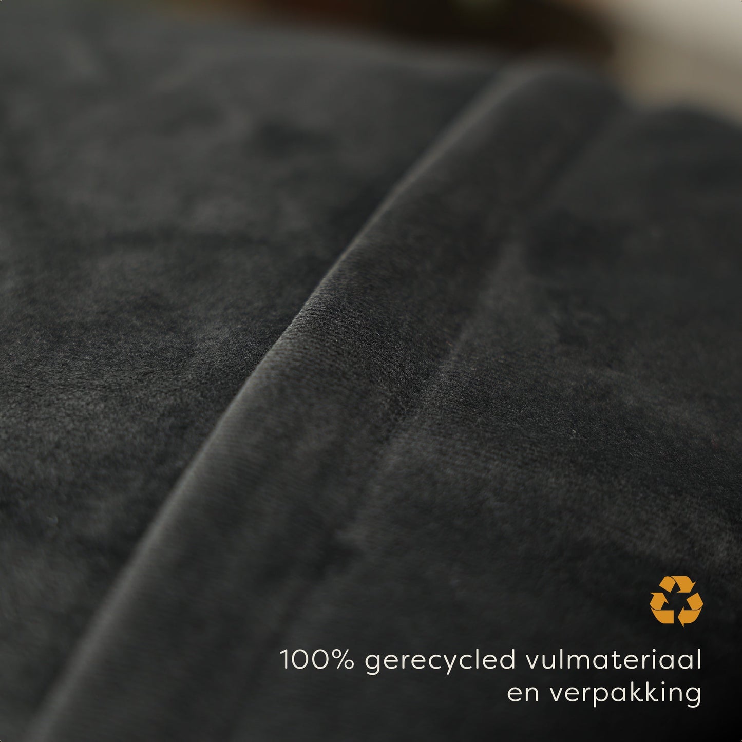 Pleafs® Warmtekussen Plush 45x60cm Onyx