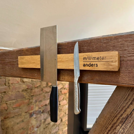 Magnetische Messerleiste aus Vollholz