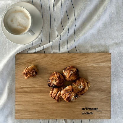 Schneidebrett aus Eichenvollholz