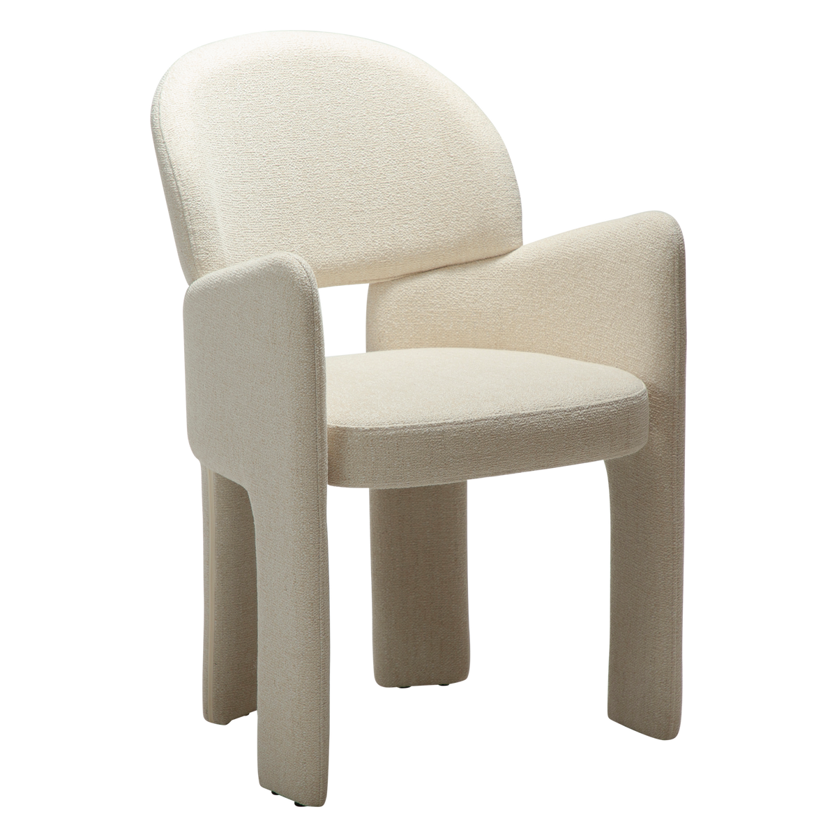 Armlehnstuhl Alnus Creme (2er-Set)