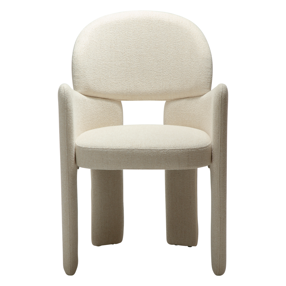 Armlehnstuhl Alnus Creme (2er-Set)