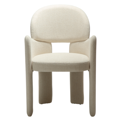 Armlehnstuhl Alnus Creme (2er-Set)