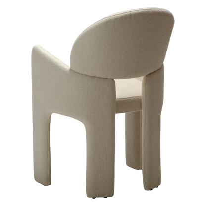 Armlehnstuhl Alnus Creme (2er-Set)