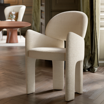 Armlehnstuhl Alnus Creme (2er-Set)
