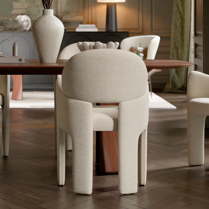 Armlehnstuhl Alnus Creme (2er-Set)