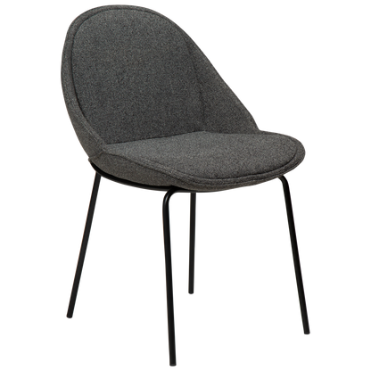Stuhl Acer Kieselgrau (2er-Set)