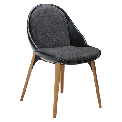 Stuhl Acer Tiefschwarz (2er-Set)