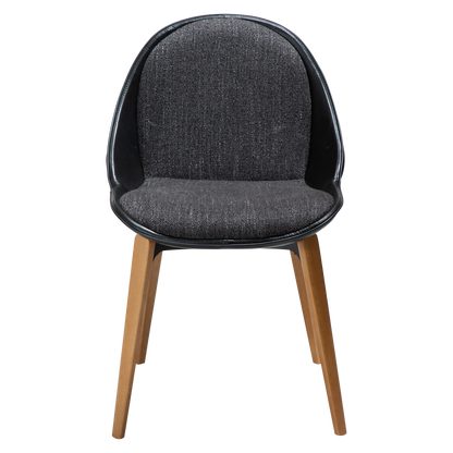 Stuhl Acer Tiefschwarz (2er-Set)