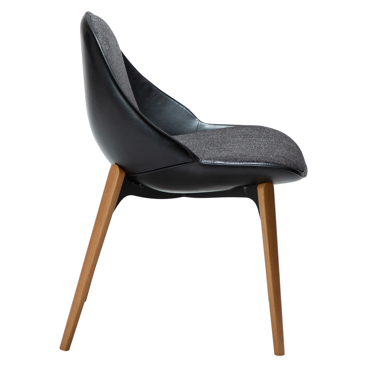 Stuhl Acer Tiefschwarz (2er-Set)