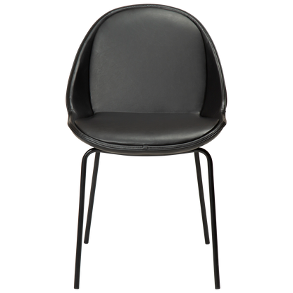 Stuhl Acer Kunstleder Vintage Schwarz (2er-Set)