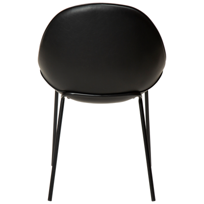 Stuhl Acer Kunstleder Vintage Schwarz (2er-Set)