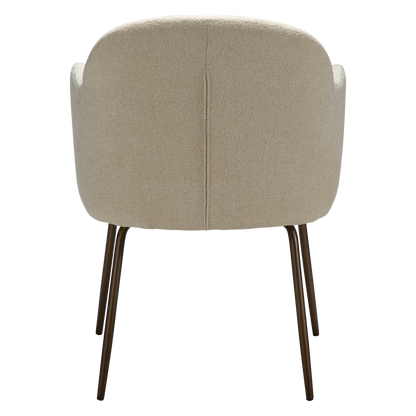 Armlehnstuhl Buxus Mandelbeige schimmernd (2er-Set)