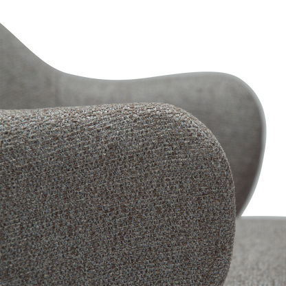 Armlehnstuhl Buxus Taupe (2er-Set)