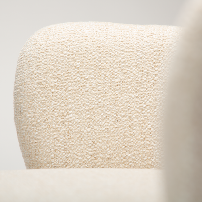 Armlehnstuhl Buxus Creme schwenkbar