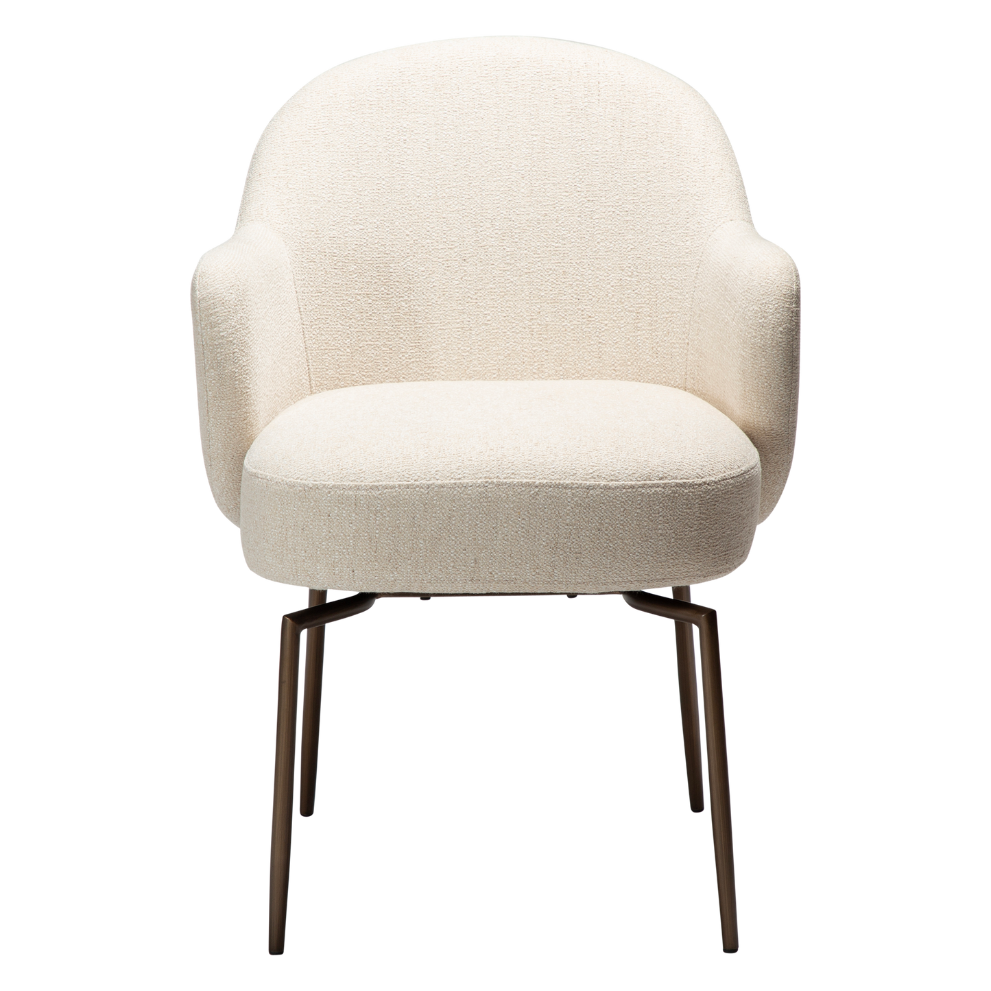 Armlehnstuhl Buxus Creme schwenkbar