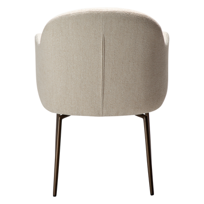 Armlehnstuhl Buxus Creme schwenkbar