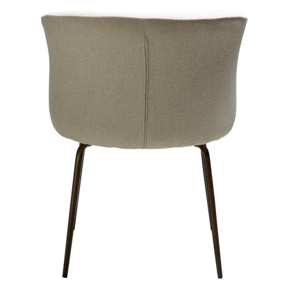 Stuhl Brya Mandelbeige schimmernd (2er-Set)