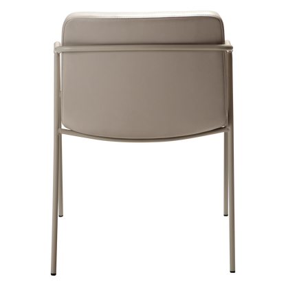 Armlehnstuhl Bunya Kunstleder Kaschmir (2er-Set)