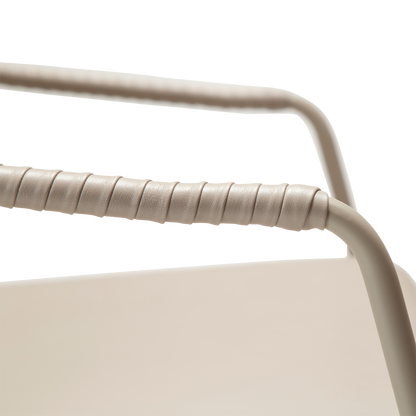 Armlehnstuhl Bunya Kunstleder Kaschmir (2er-Set)