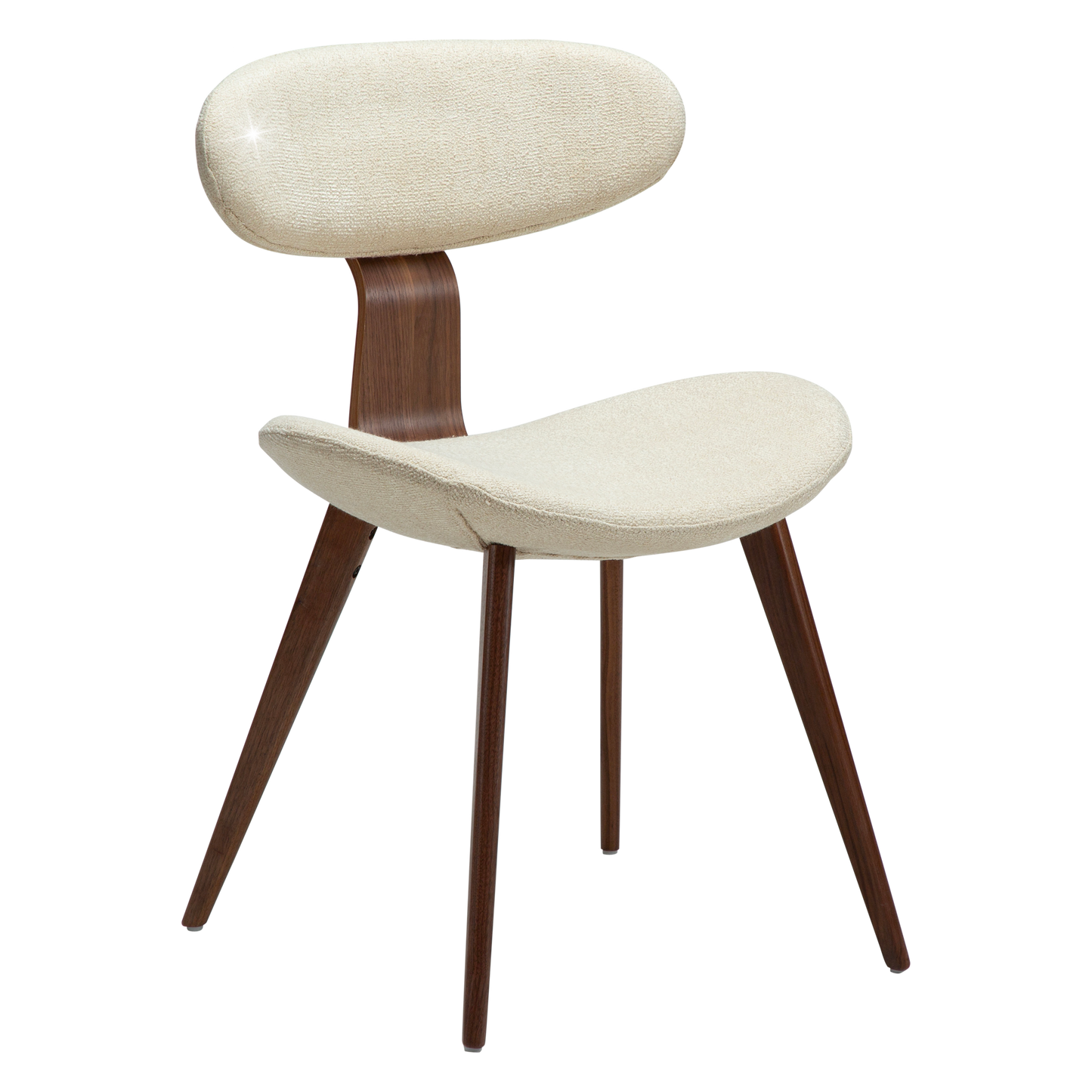 Stuhl Boca Mandelbeige schimmernd (2er-Set)