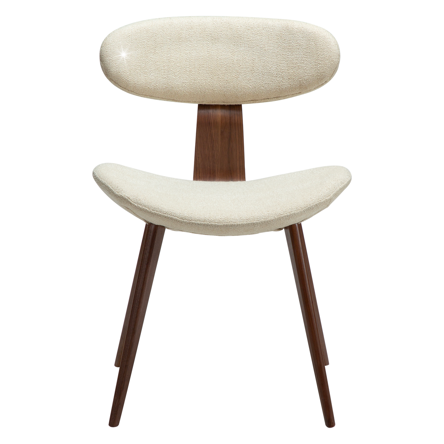 Stuhl Boca Mandelbeige schimmernd (2er-Set)
