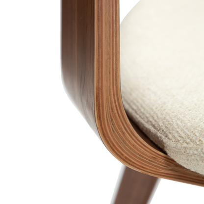 Stuhl Boca Mandelbeige schimmernd (2er-Set)