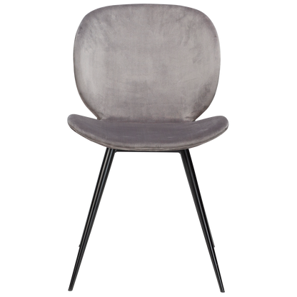 Stuhl Ceiba Silbergrau (2er-Set)