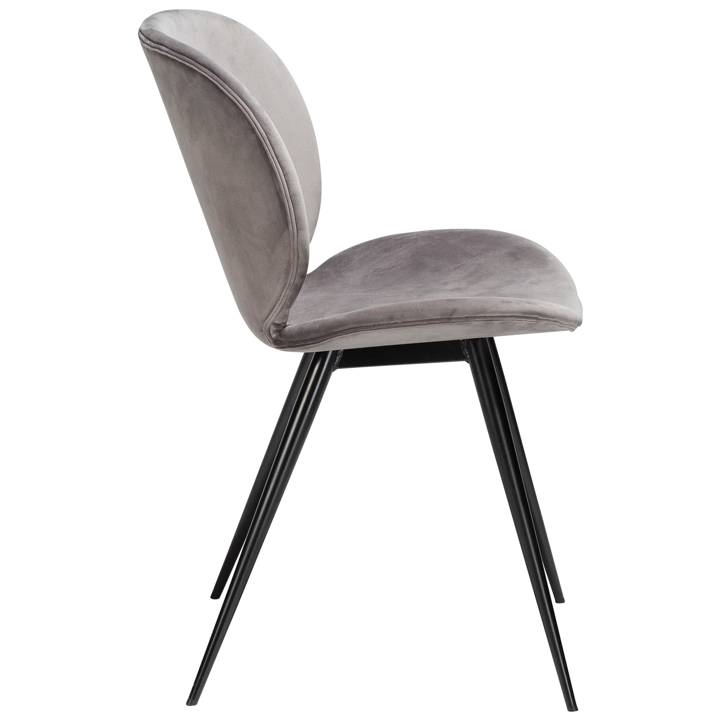 Stuhl Ceiba Silbergrau (2er-Set)