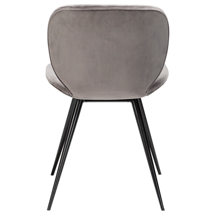 Stuhl Ceiba Silbergrau (2er-Set)