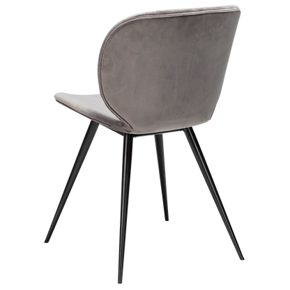 Stuhl Ceiba Silbergrau (2er-Set)
