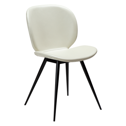 Stuhl Ceiba Kunstleder Elfenbein (2er-Set)