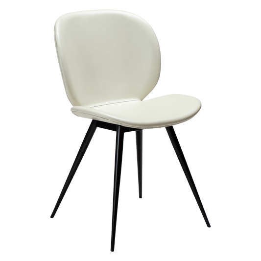 Stuhl Ceiba Kunstleder Elfenbein (2er-Set)