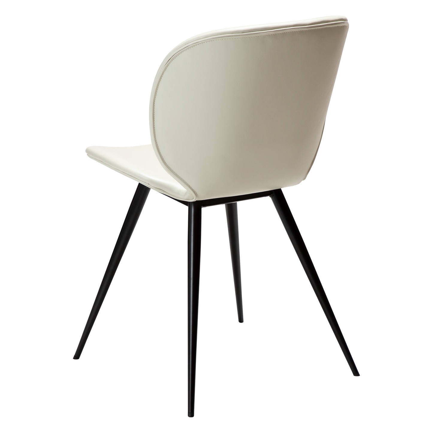 Stuhl Ceiba Kunstleder Elfenbein (2er-Set)
