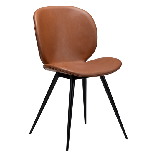 Stuhl Ceiba Kunstleder Cognac (2er-Set)