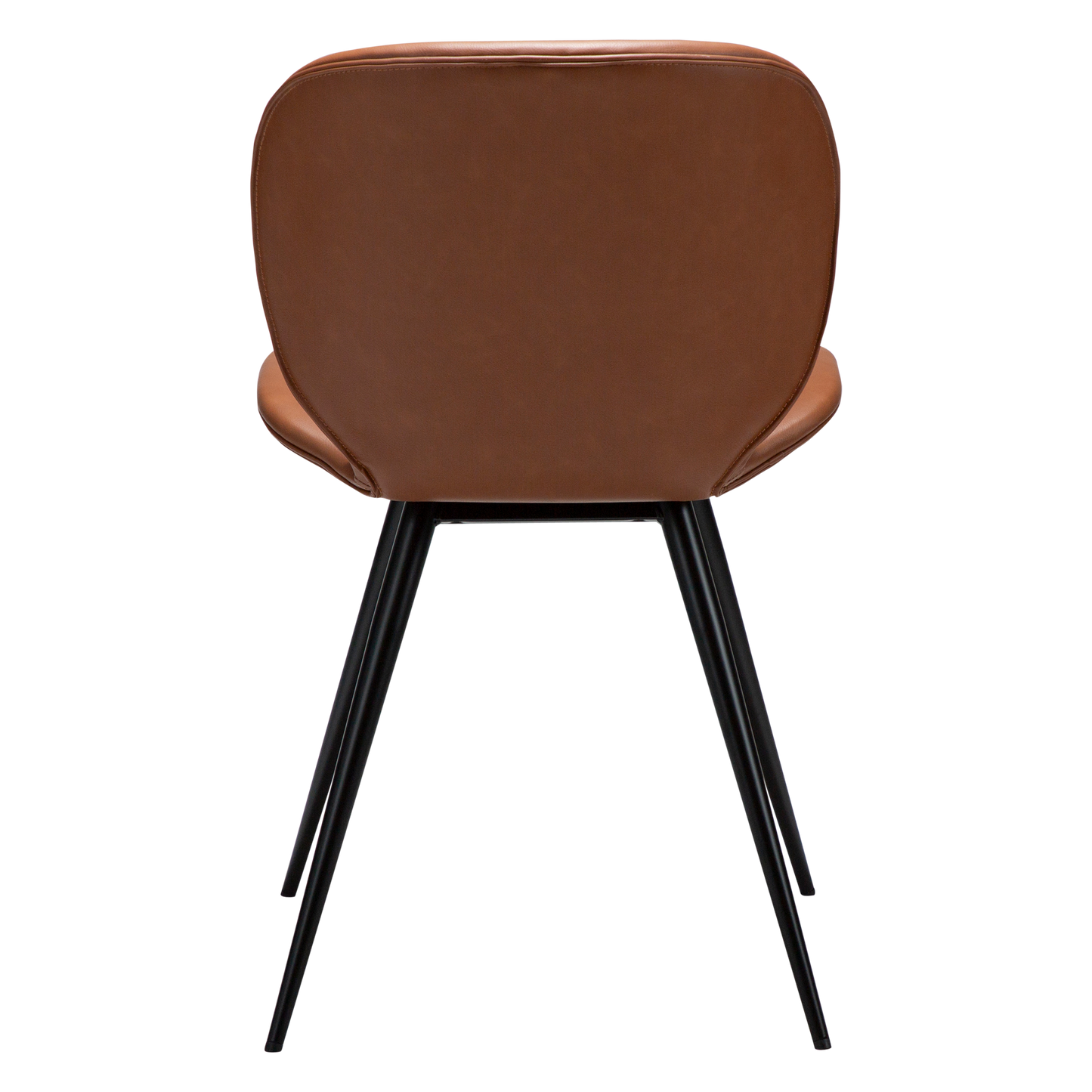 Stuhl Ceiba Kunstleder Cognac (2er-Set)