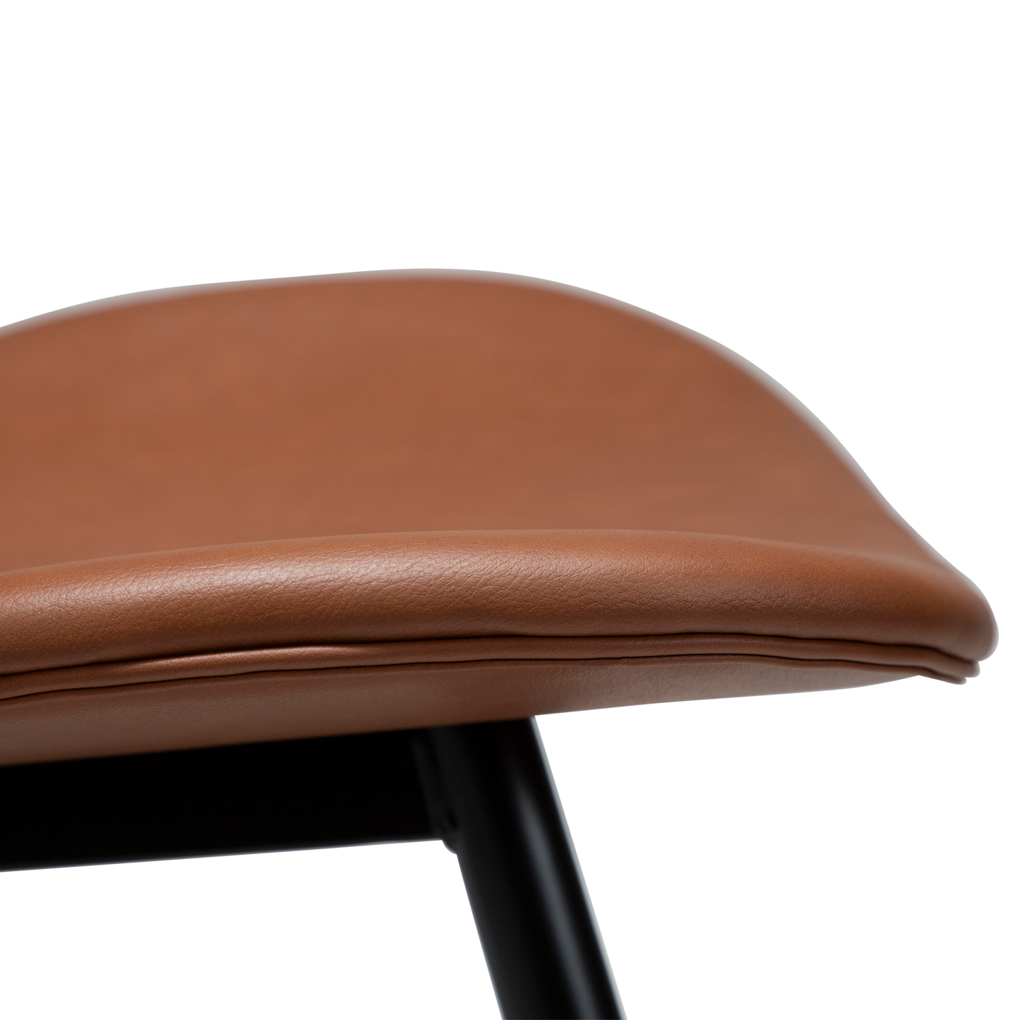 Stuhl Ceiba Kunstleder Cognac (2er-Set)