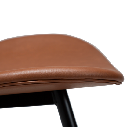 Stuhl Ceiba Kunstleder Cognac (2er-Set)