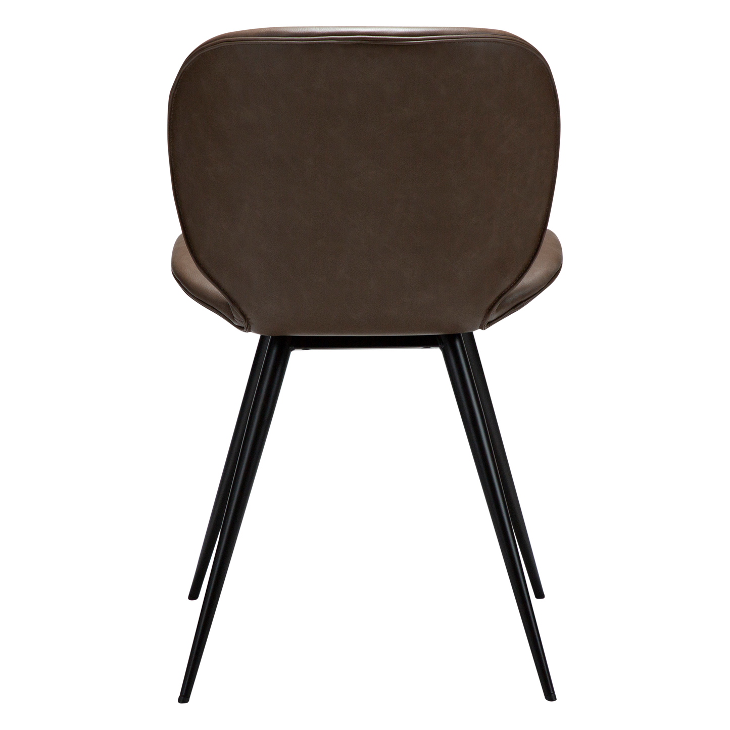 Stuhl Ceiba Kunstleder Mokkabraun (2er-Set)