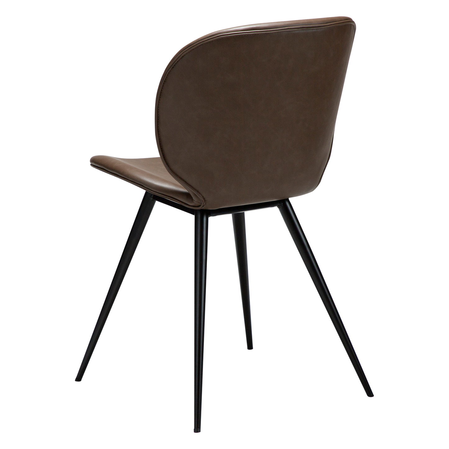 Stuhl Ceiba Kunstleder Mokkabraun (2er-Set)