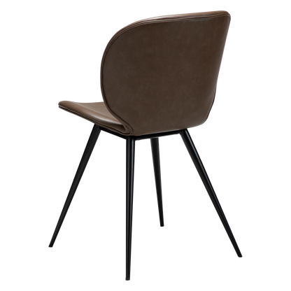 Stuhl Ceiba Kunstleder Mokkabraun (2er-Set)