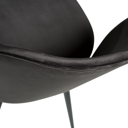 Stuhl Ceiba Graphitschwarz (2er-Set)